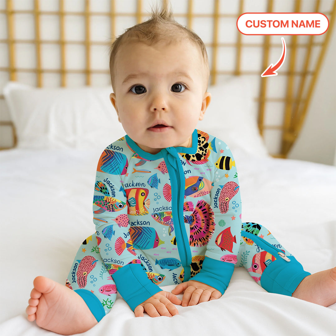 Custom Name Fish Dream Convertible Zippy