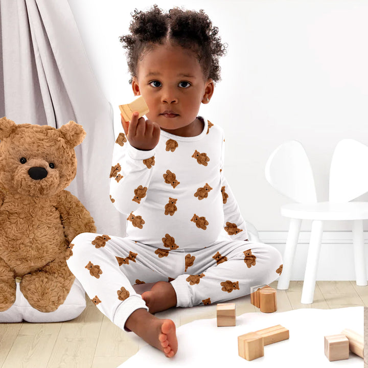 Brownie Teddy Bear Bamboo Pajama for Baby