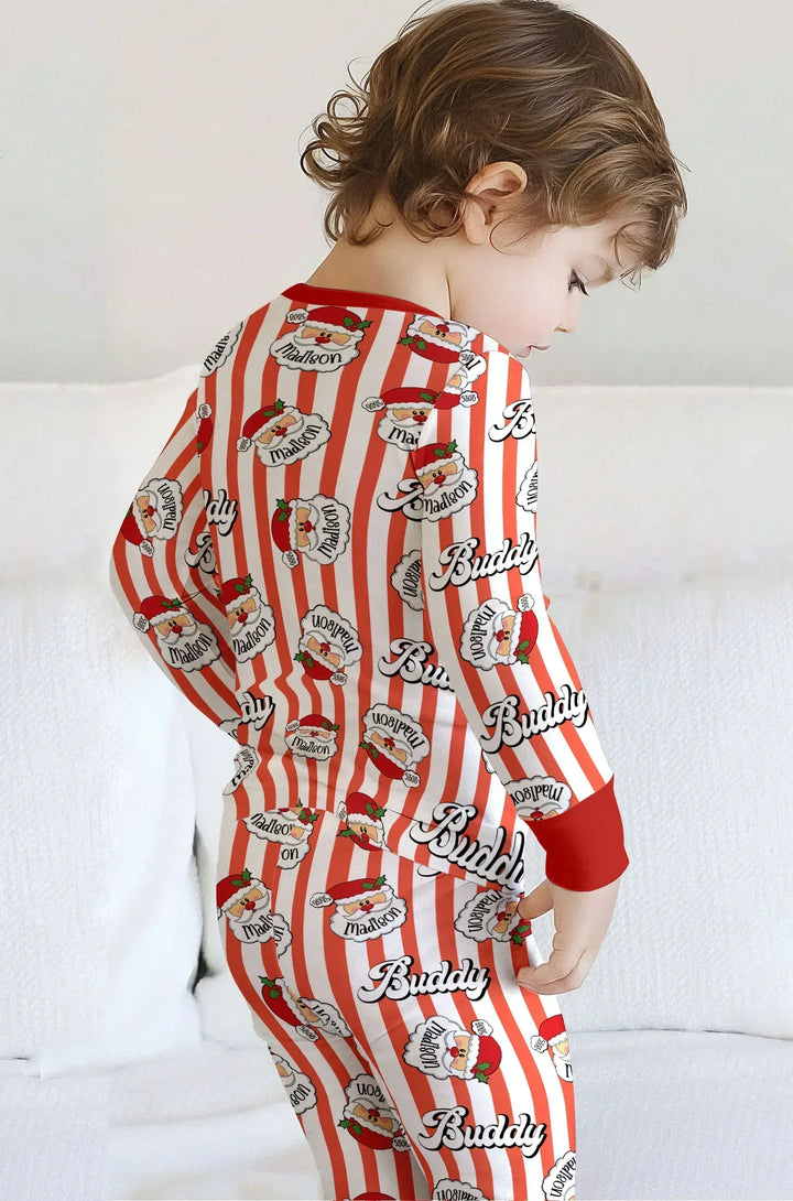 Christmas Santa Claus Custom Name Buddy Convertible Zippy