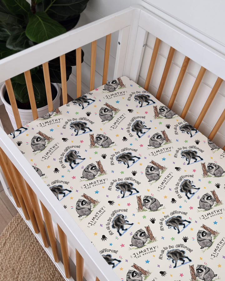It's Okay to be Jimothy Bamboo Fitted Crib Sheet