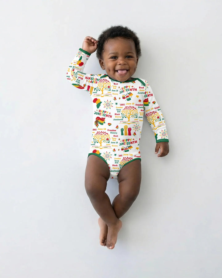 Happy Juneteenth Bamboo Bodysuit