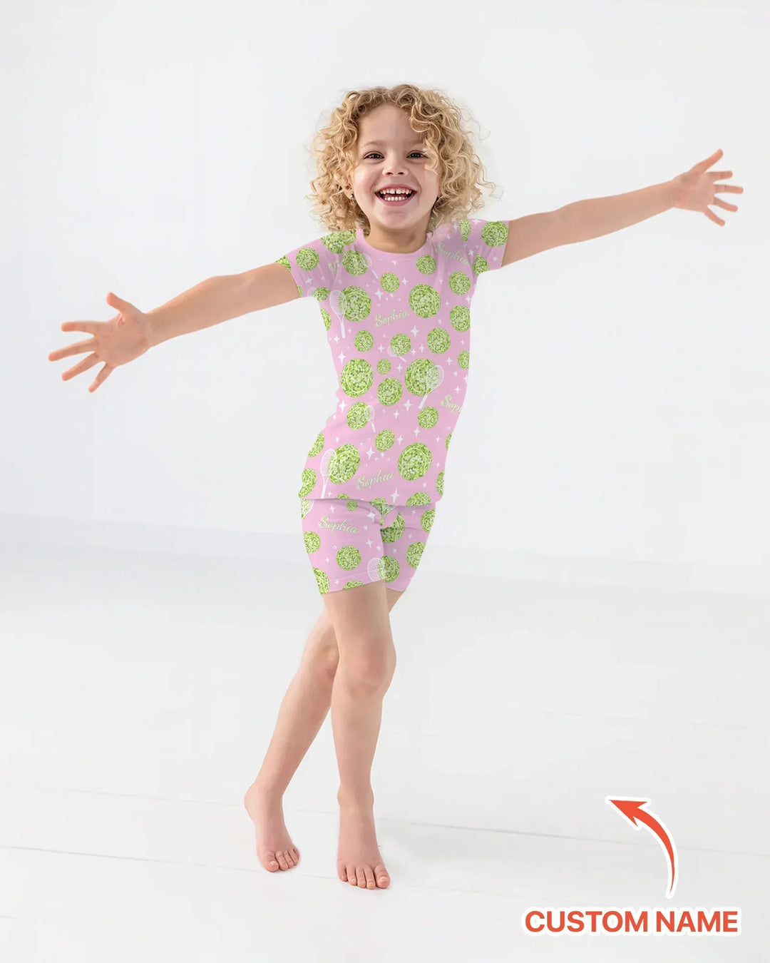 Schlafanzug-Set zweiteilig, kurze Ärmel, kurze Hose, Bambus