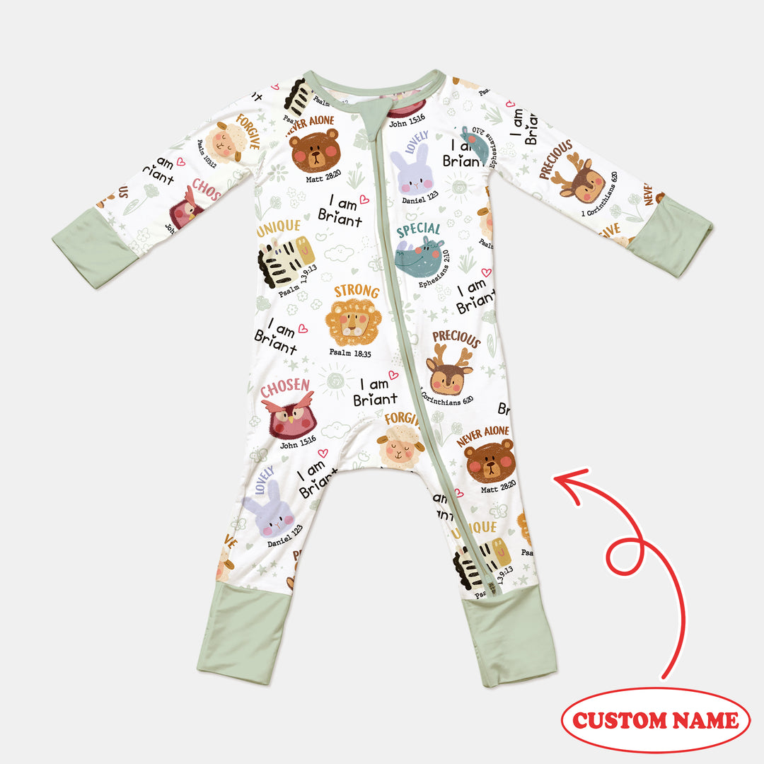 God’s Little Zoo Custom Name Convertible Zippy