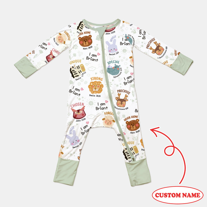 God’s Little Zoo Custom Name Convertible Zippy