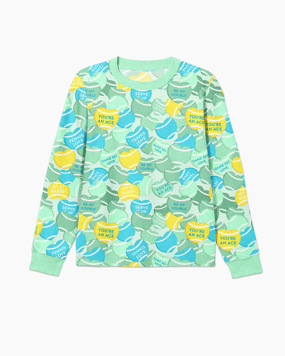 Tennis Candy Family Matching Bamboo Men's Pajama Set