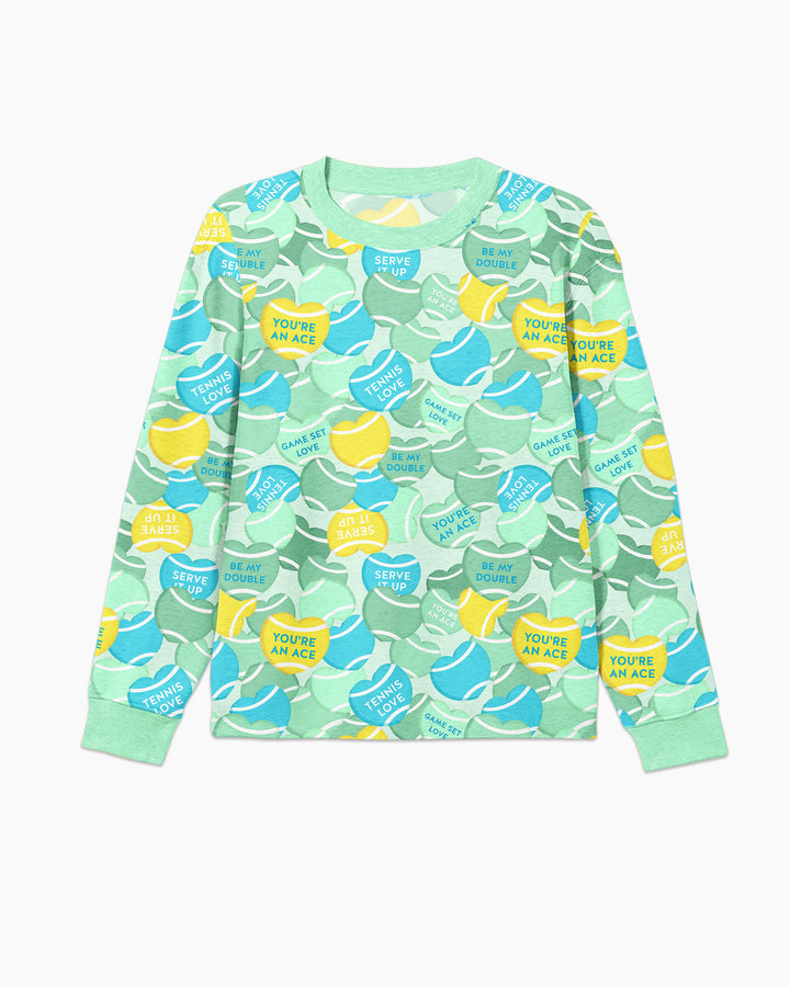 Tennis Candy Family Matching Bamboo Men's Pajama Set