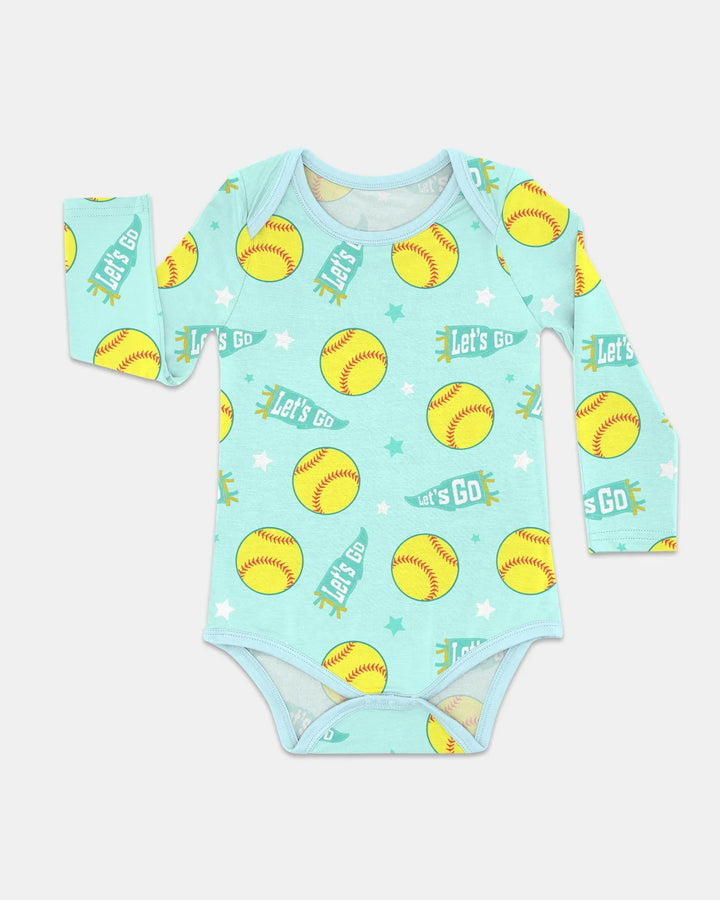 Softball Lovers Bamboo Bodysuit