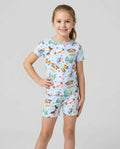 Ready for Pre-K Bamboo Two Piece Short Sleeve Shorts Pajama Set