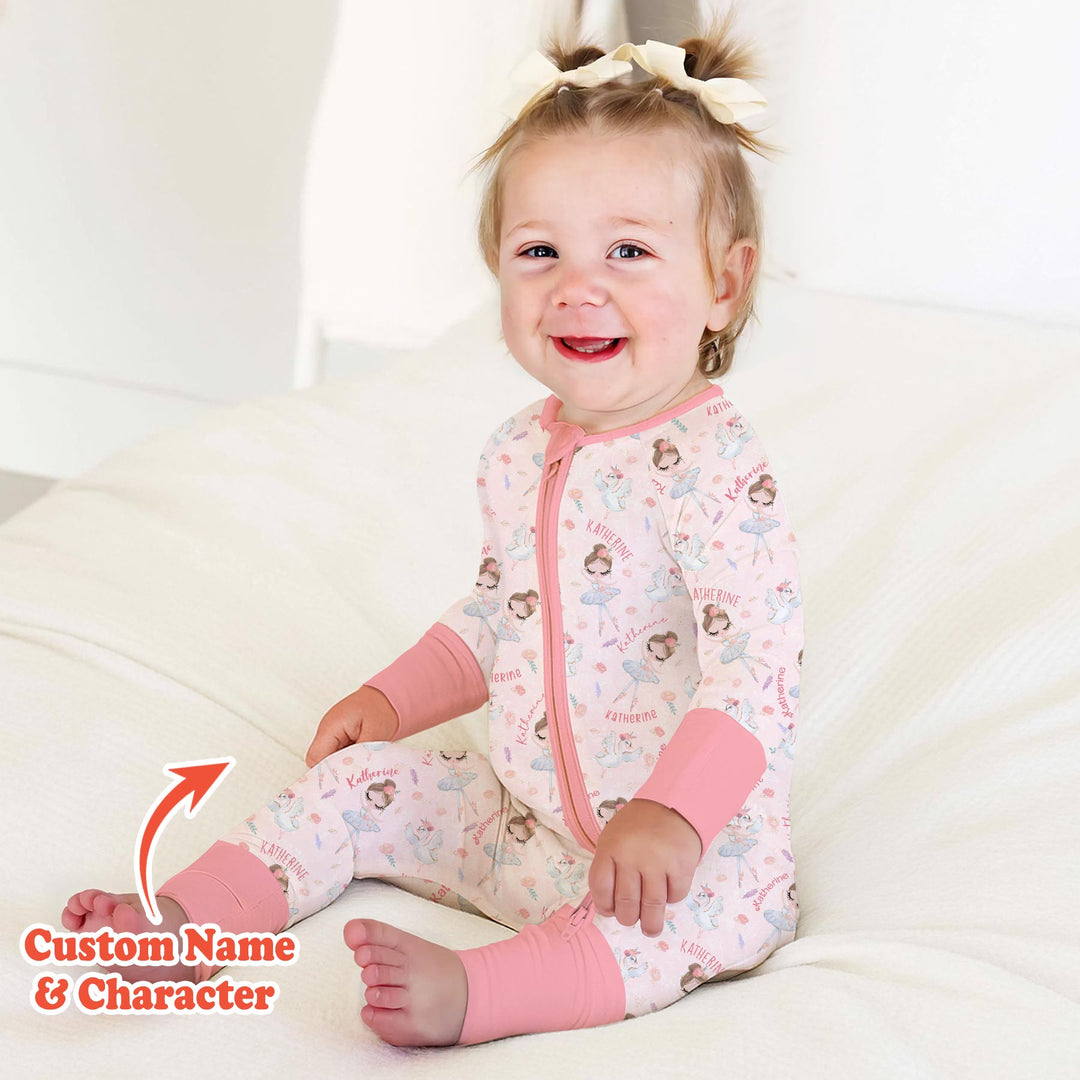 Custom Name Ballerina Doll Convertible Zippy