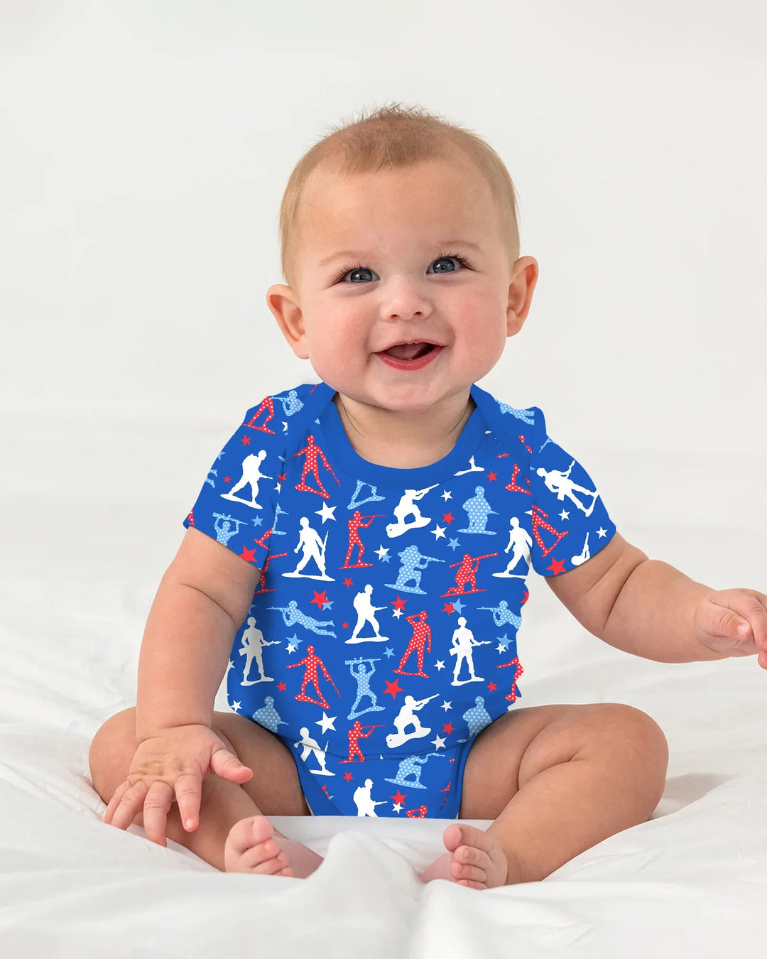 Army Toys 4th of July Bamboo Bodysuit