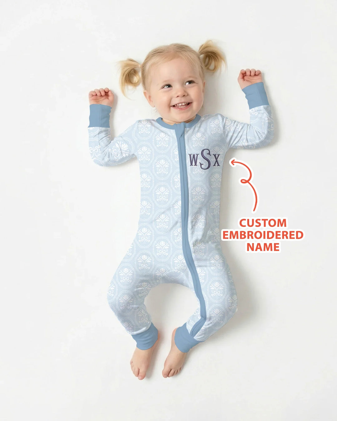 Gerippte Babykleidung mit individuellem Foto - Weich &amp; Skizzenhaft