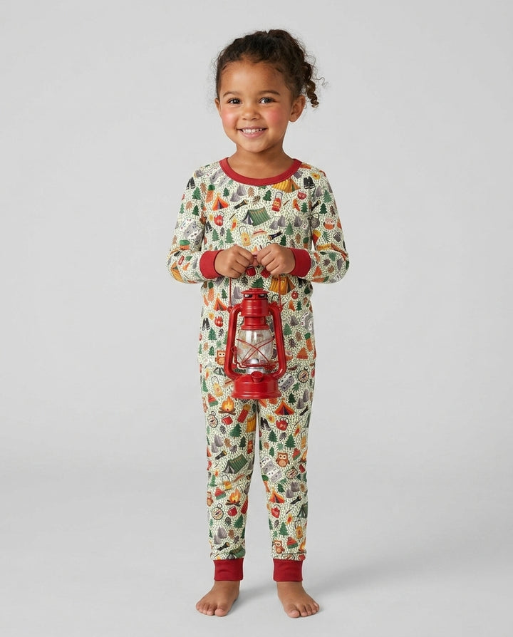 Happy Trails Bamboo Two Piece Long Sleeve Pajama Set