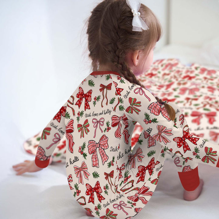 Coquette Christmas Bows Convertible Zippy