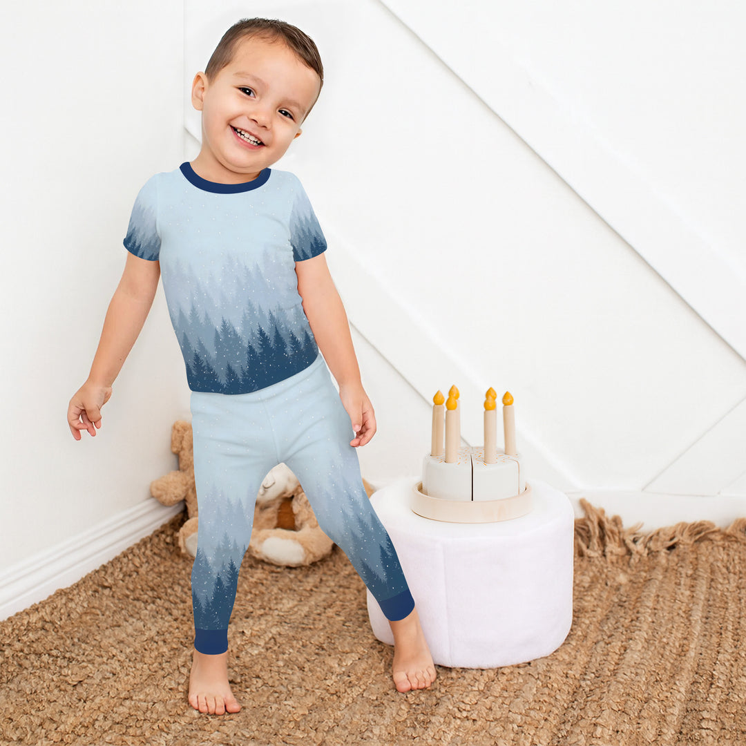Zweiteiliges, kurzärmliges Pyjama-Set mit Marienkäfern