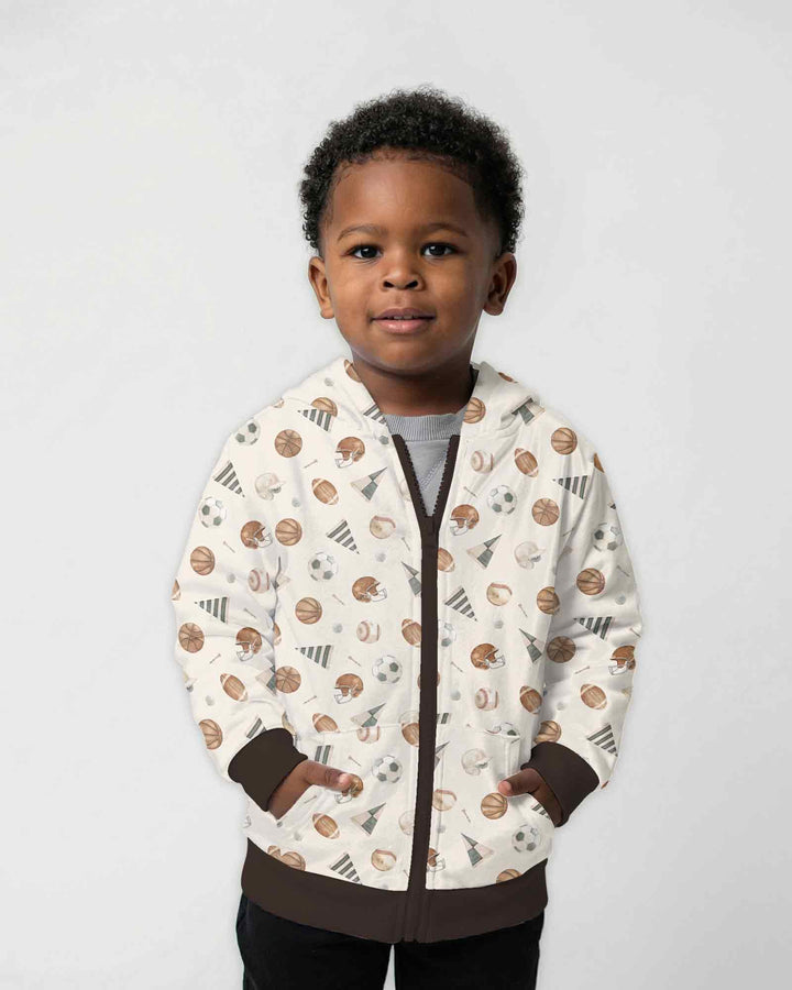 Game Day Heroes Bamboo Zip Hoodie