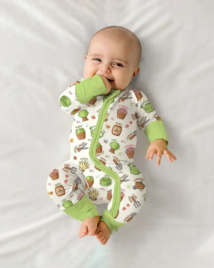 Gerippte Babykleidung mit individuellem Foto - Weich &amp; Skizzenhaft