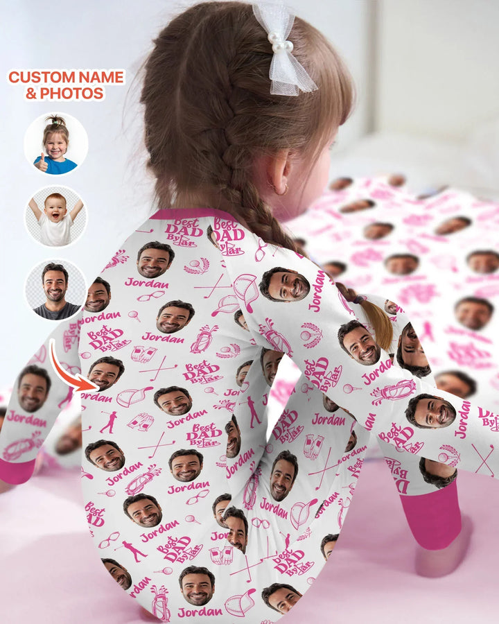 Custom Photo Best Dad By Par Bamboo Convertible Zippy