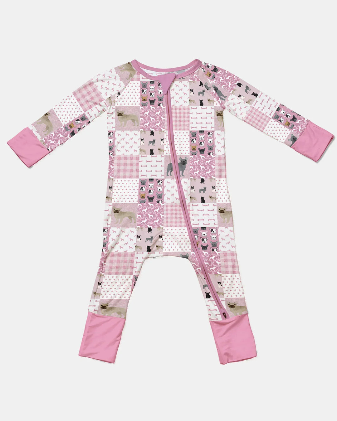 Frenchies Patchwork Family Matching Convertible Zippy