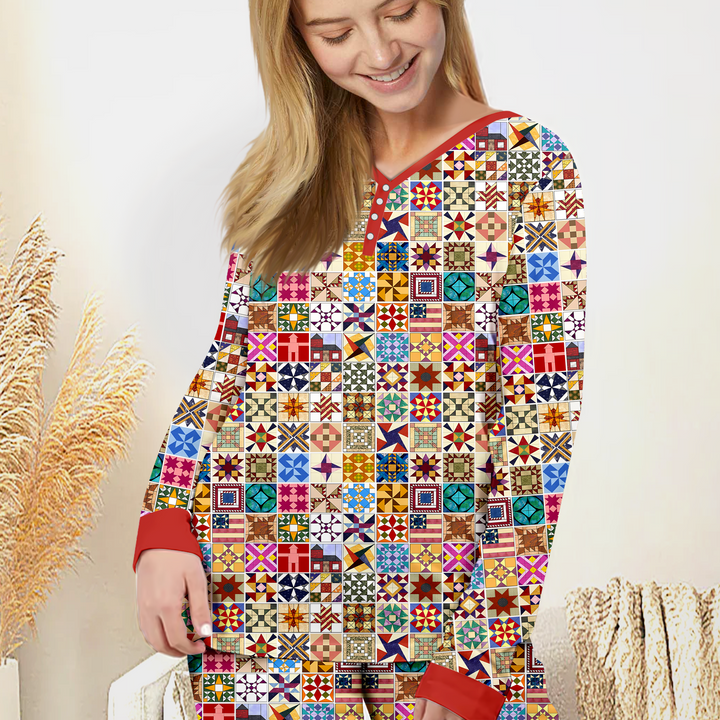 Heritage Quilt Women Pajama Set