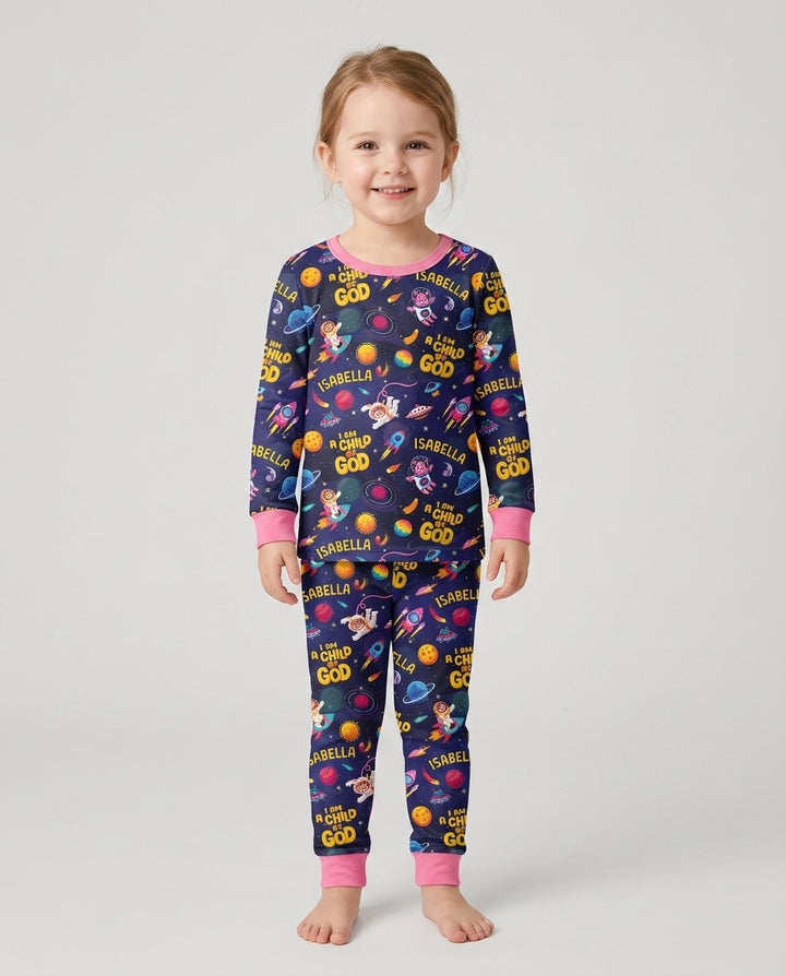 Child Of God Bamboo Two Piece Long Sleeve Pajama Set