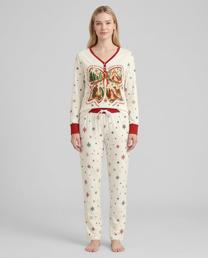 Joy To The World Bamboo Women Pajama Set
