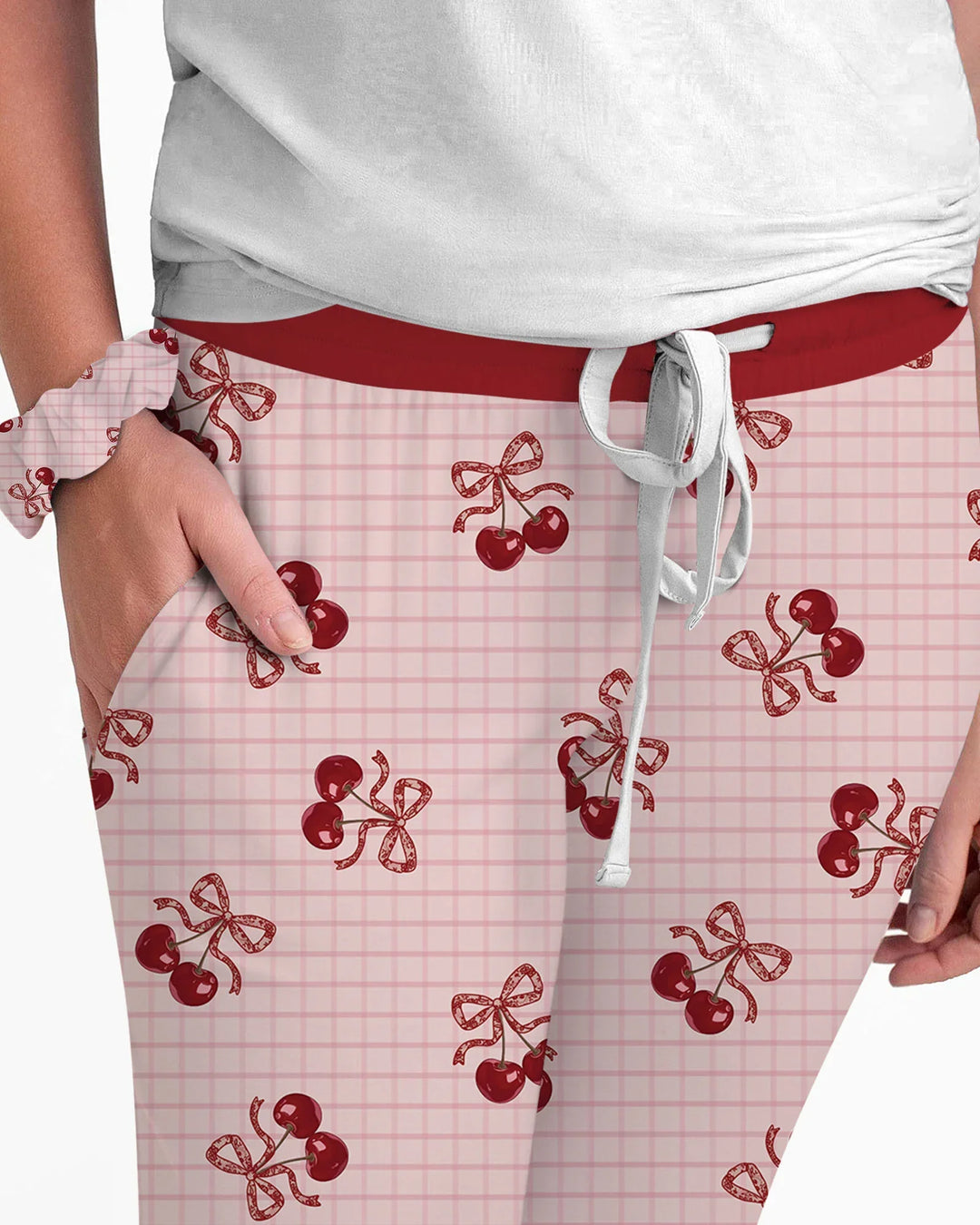 Cherry Mom and Me Bamboo Women Pajama Set