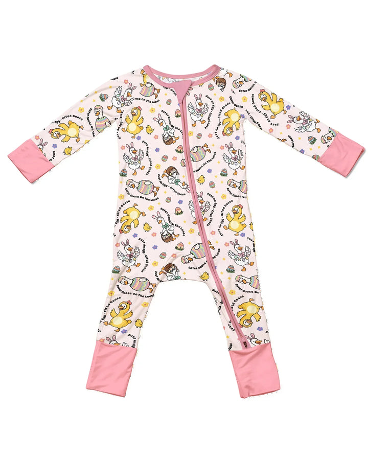 Easter Goose Family Matching Convertible Zippy