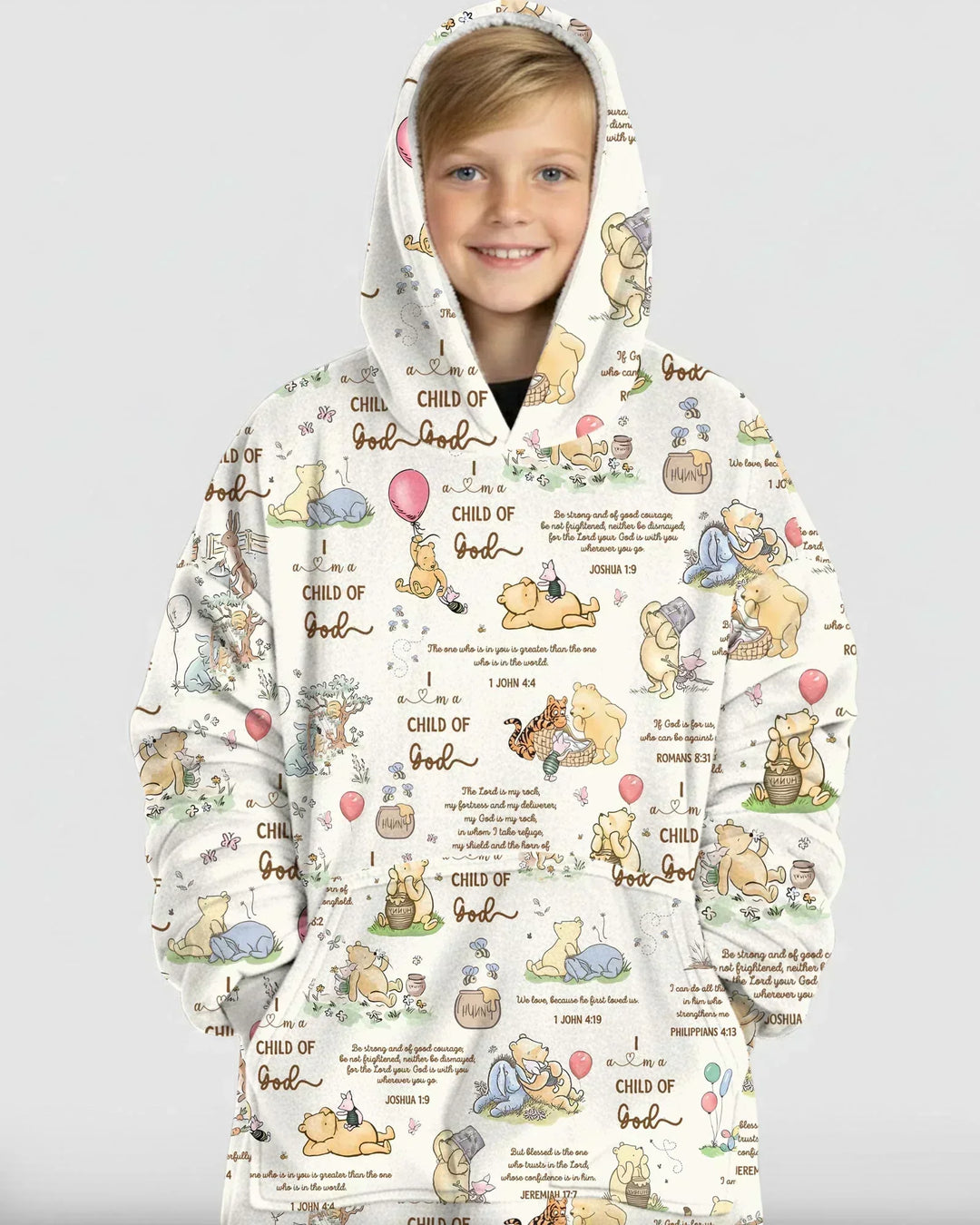 Child of God Whimsy Woodland Wearable Blanket Hoodie