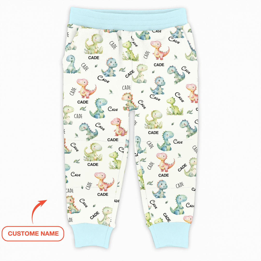 Dinosaur Custom Name Jogger
