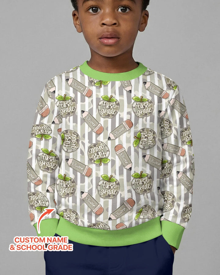 Custom Template Bambus-Rundhals-Sweatshirt