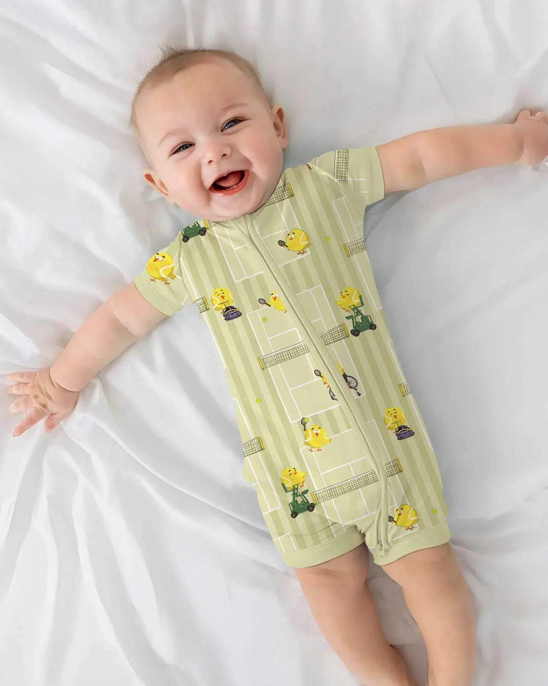 Tennis Bamboo Shorty Zippy