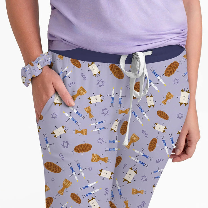 Shabbat Shalom Family Matching Custom Women Pajama Set