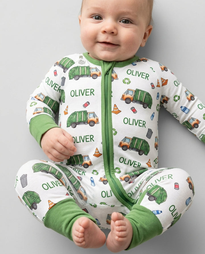 Gerippte Babykleidung mit individuellem Foto - Weich &amp; Skizzenhaft
