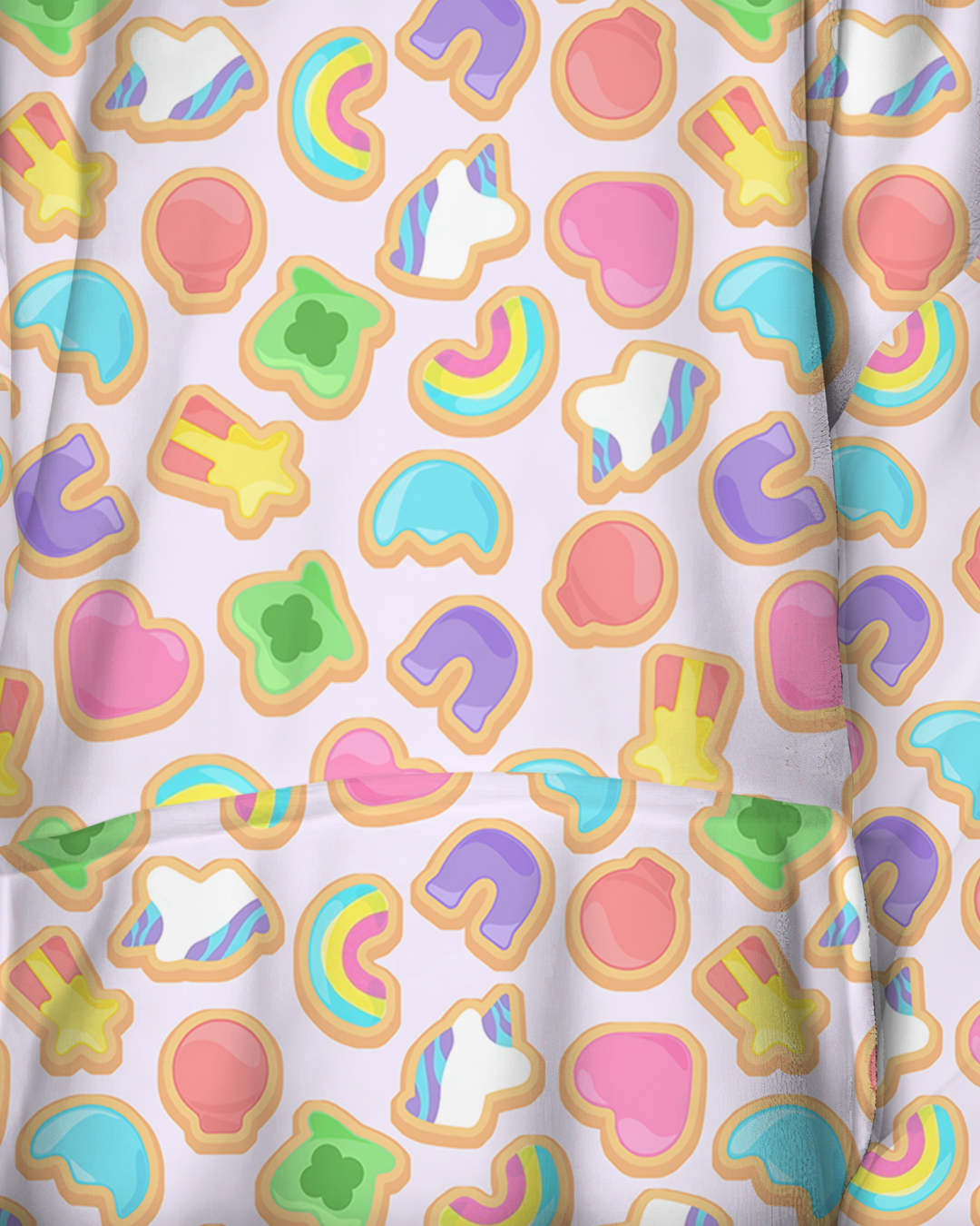 Lucky Marshmallow Cookies Blanket Hoodie