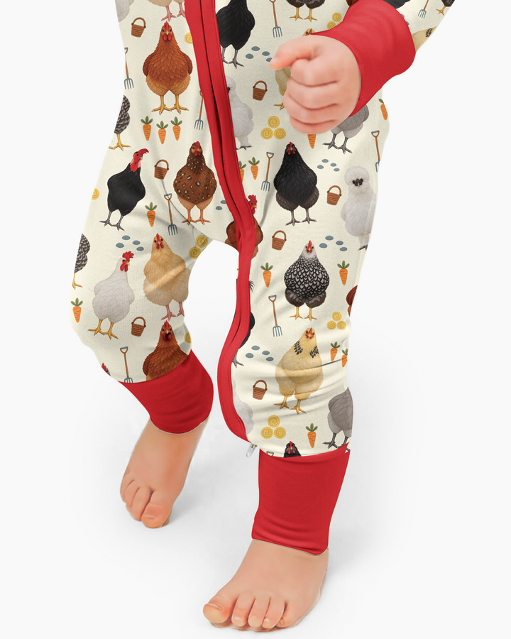 Little Chicken Farmer Bamboo Convertible Zippy