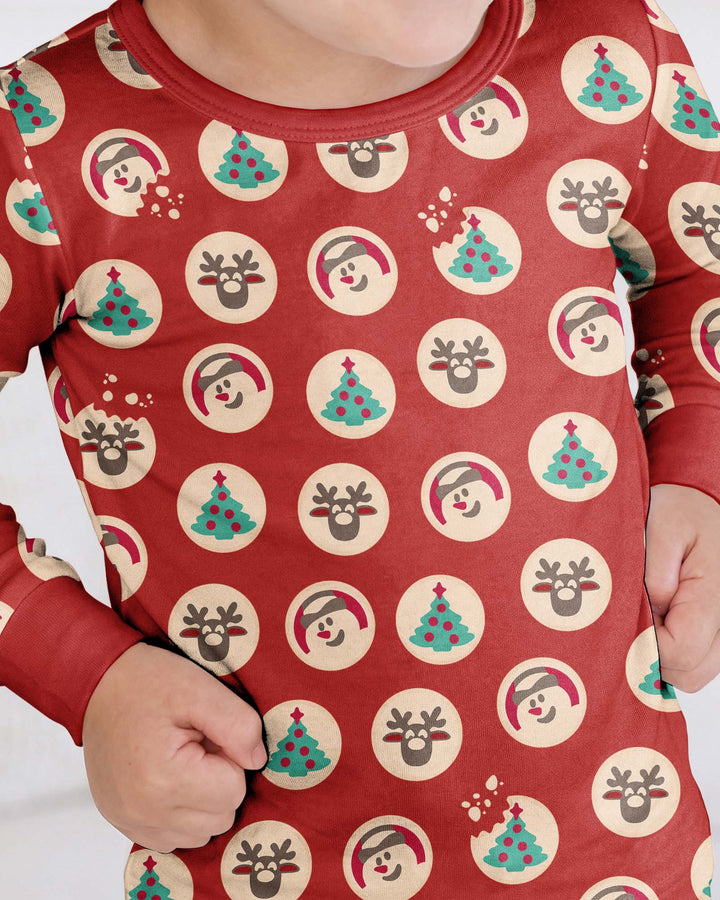 Christmas Cookie Bamboo Two Piece Long Sleeve Pajama Set