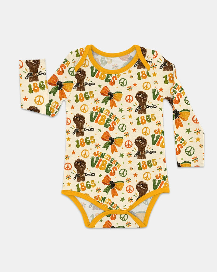 Juneteenth Vibes Vintage Bamboo Bodysuit