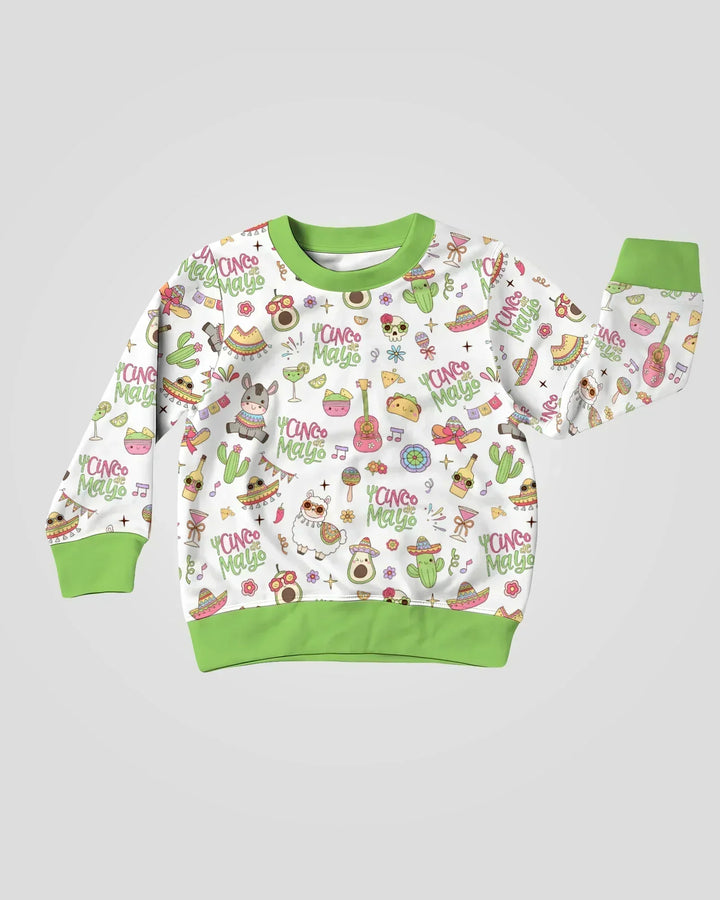 Cinco de Mayo Fiesta Bambus-Rundhals-Sweatshirt