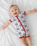 One Nation Under God Family Matching Bamboo Shorty Zippy