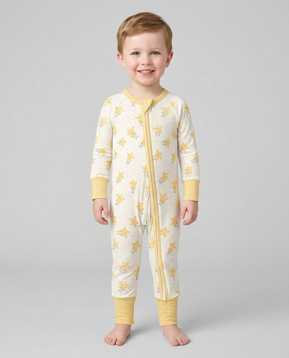 Happy Little Stars Family Matching Bamboo Convertible Zippy