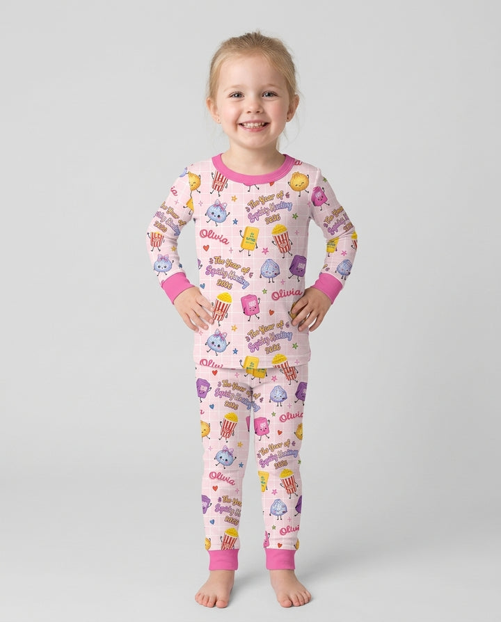 The Year of Squishy Hunting Bamboo Two Piece Long Sleeve Pajama Set