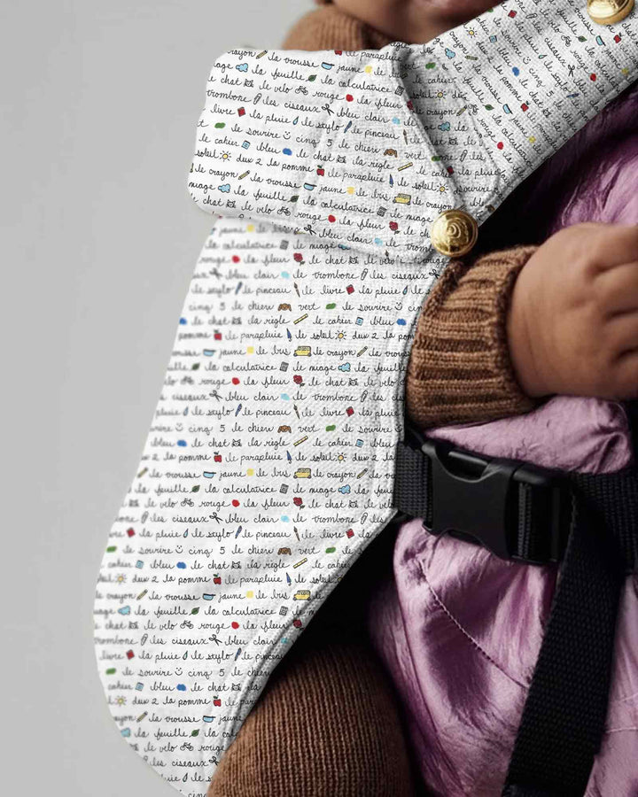 Plantilla de mochila portabebés