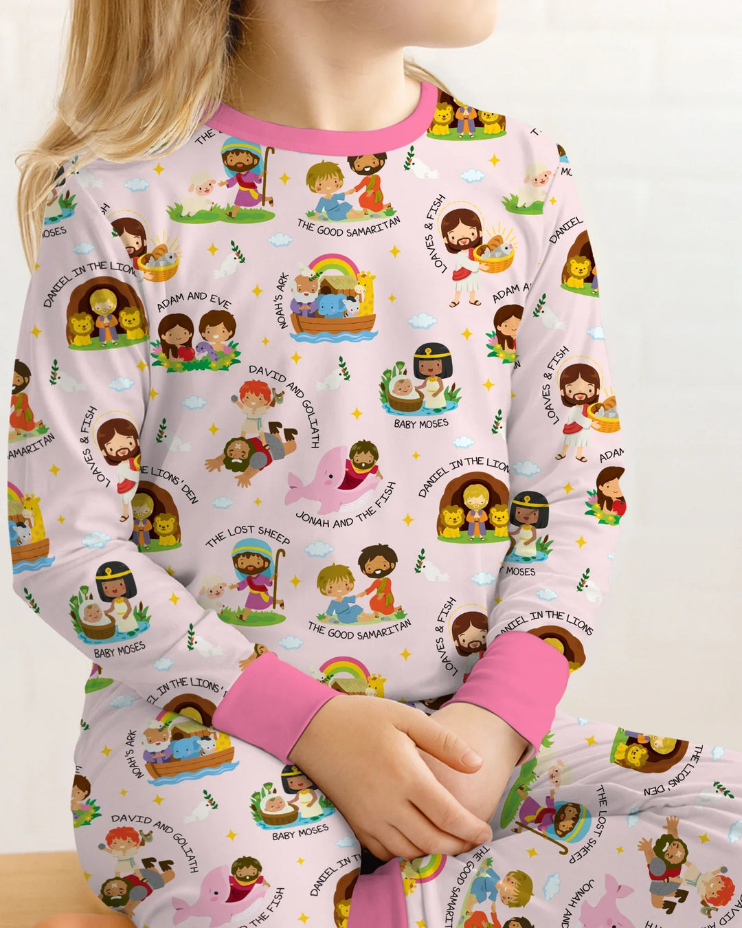 Bible Stories Two Piece Long Sleeve Pajama Set