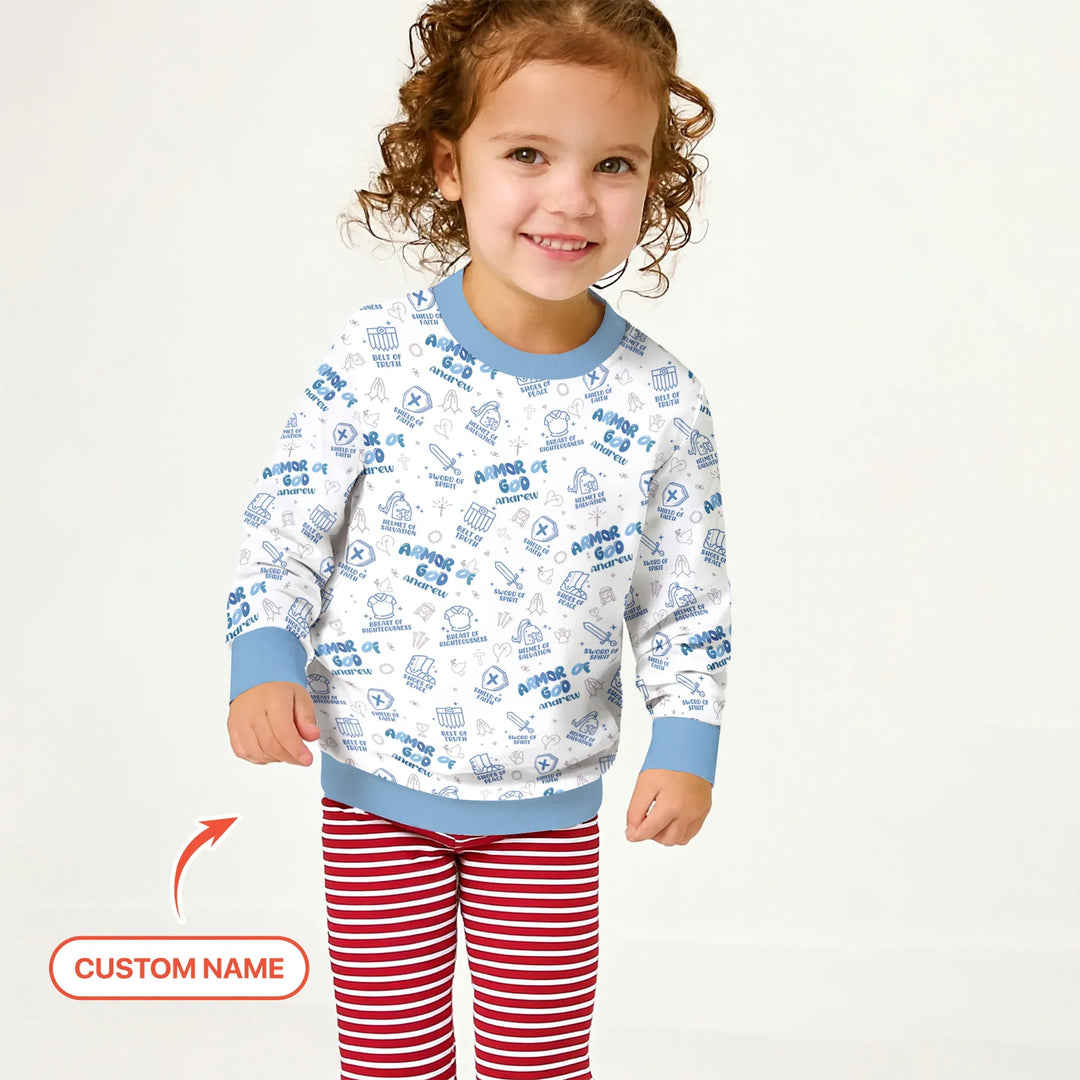 Armor of God Custom Name Crewneck Sweatshirt