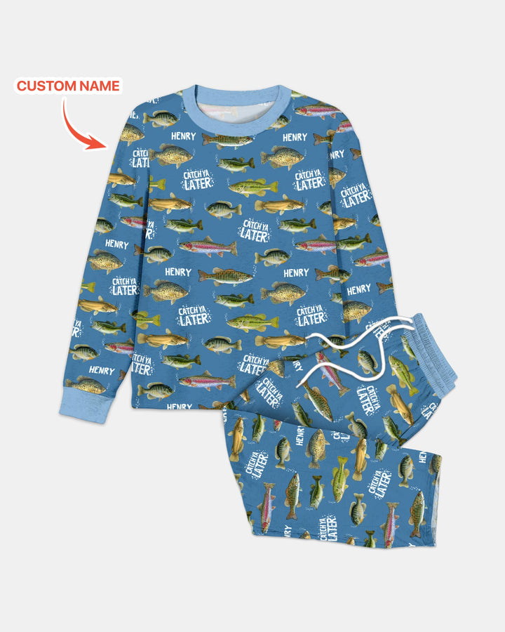 Catch Ya Later Matching Daddy & Me Men's Pajama Set