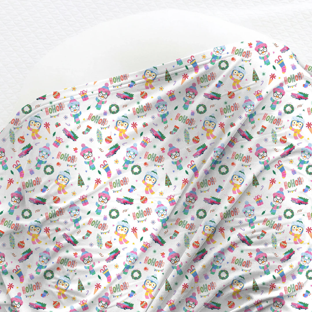 Bright Christmas Swaddle Blanket