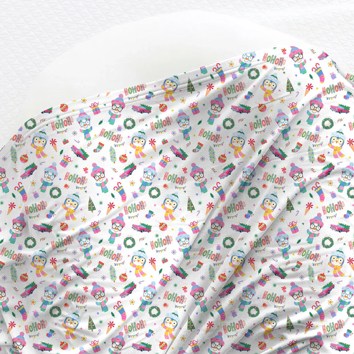 Bright Christmas Swaddle Blanket