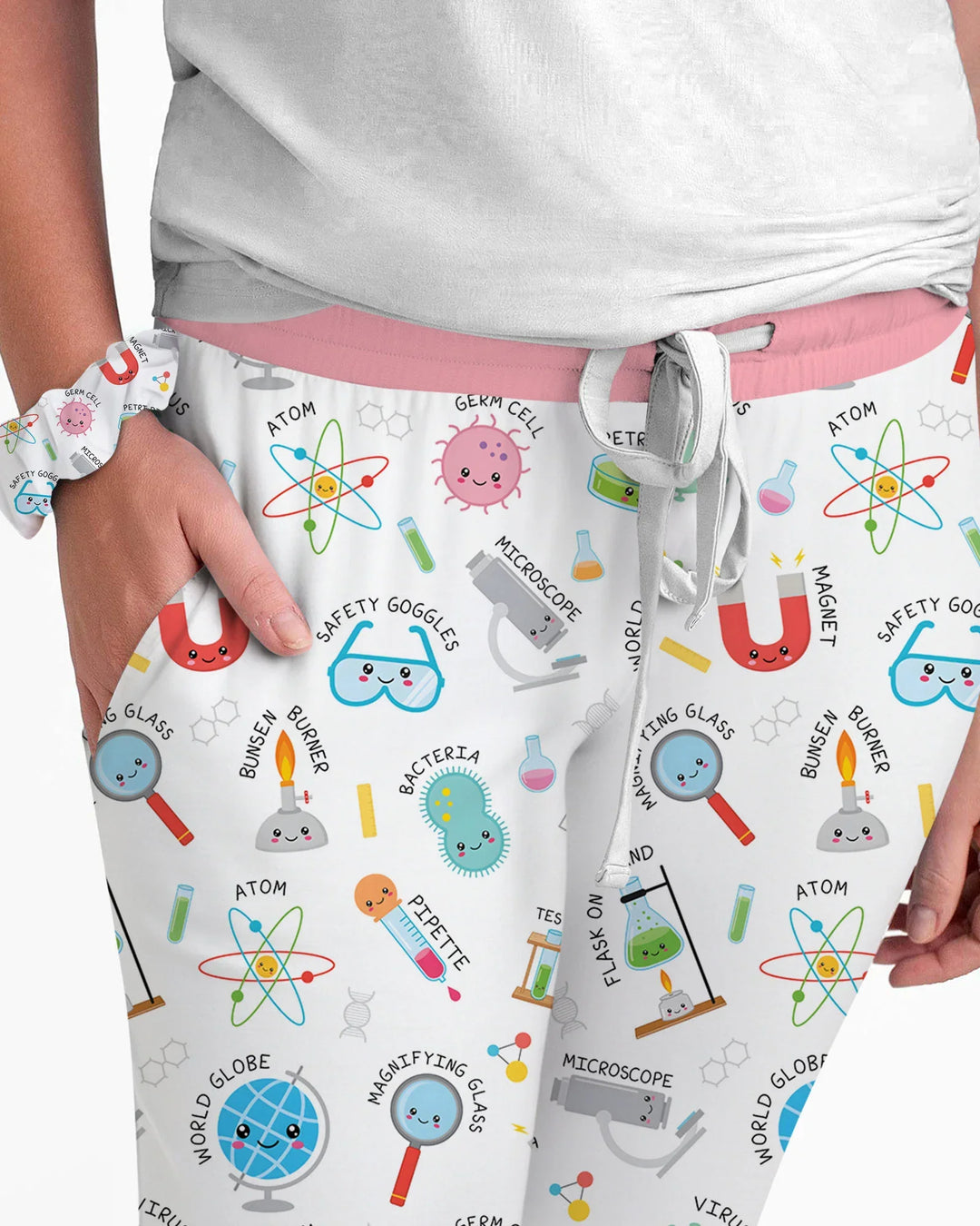 Science Fun Family Matching Bamboo Women Pajama Set