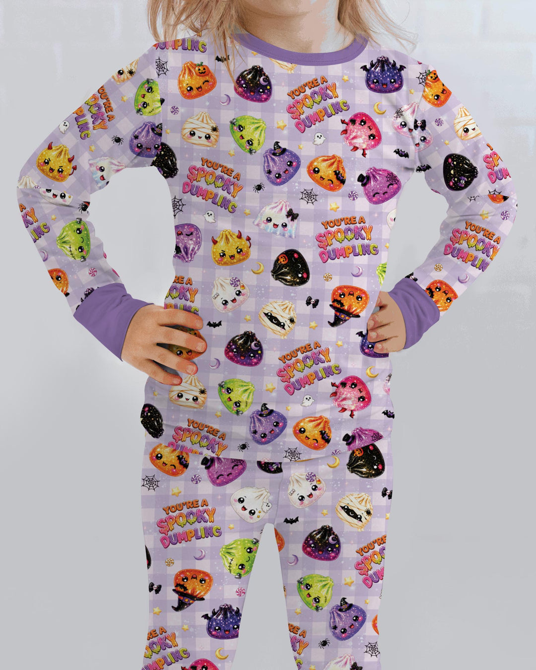 You're A Spooky Dumpling Bamboo Two Piece Long Sleeve Pajama Set