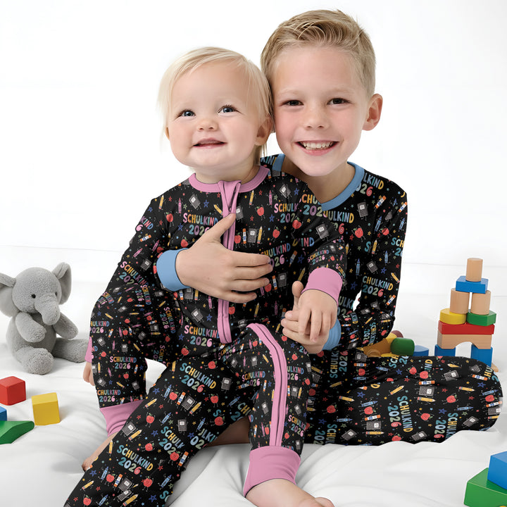Gerippte Babykleidung mit individuellem Foto - Weich &amp; Skizzenhaft